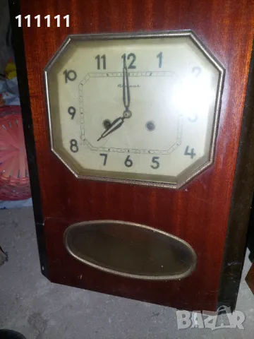 Часовник  стенен работещ, снимка 13 - Други ценни предмети - 36460356