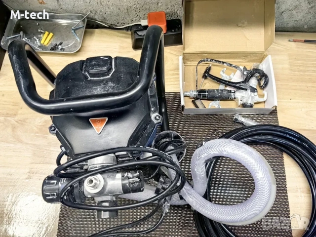 Безвъздушна Система за пръскане на боя, 750W, Scheppach ACS3000  5906, снимка 3 - Миксери за бои - 53850052