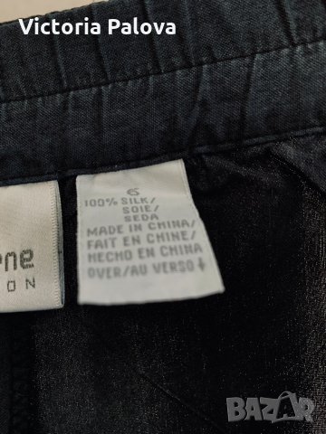 Плътен копринен панталон LIZ CLAIBORNE COLLECTION, снимка 4 - Панталони - 34252993