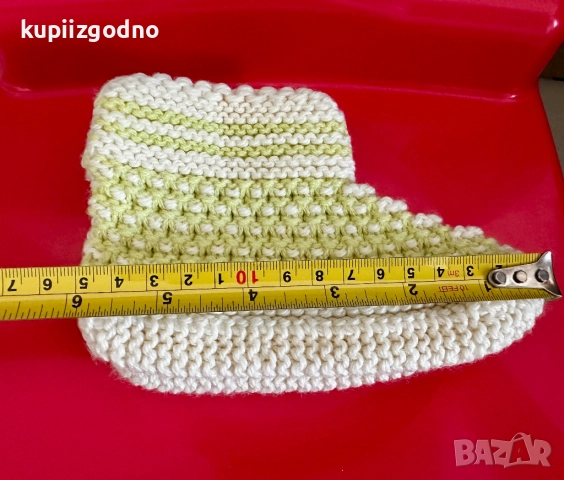 Бебешки терлици за момиченце или момченце новородено от 0 до 2 годинки, снимка 2 - Детски пантофи - 52800690