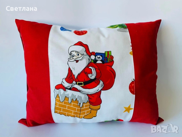 Коледни възглавнички, снимка 2 - Декорация за дома - 52668439