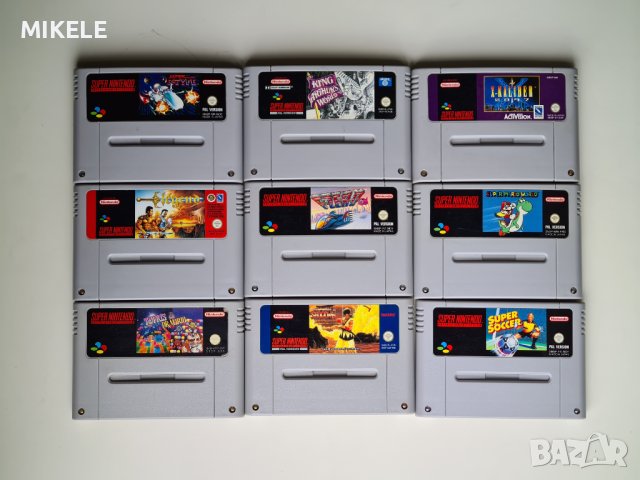 SNES Super Nintendo игри дискети