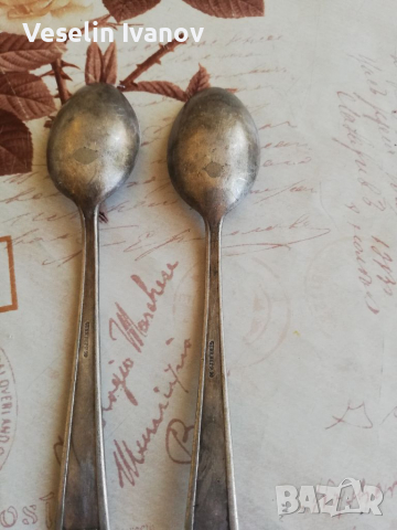 Комплект сребърни лъжички