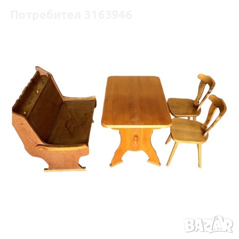 Комплект маса и канапе,пейка, снимка 1 - Дивани и мека мебел - 40913990