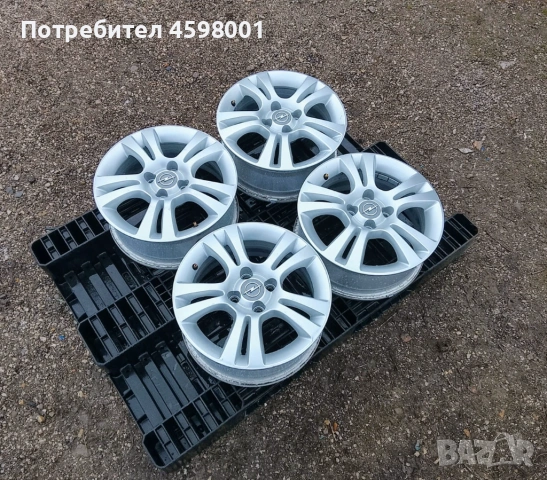 4бр.Оригинални алуминиеви джанти 15цола 4x100 за Opel Corsa D,E,Chevrolet Aveo, снимка 2 - Гуми и джанти - 53030146