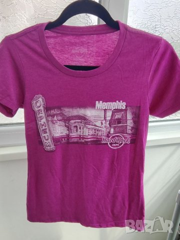 Дамска тениска Hard Rock Cafe Memphis, M размер, снимка 1 - Тениски - 41509279