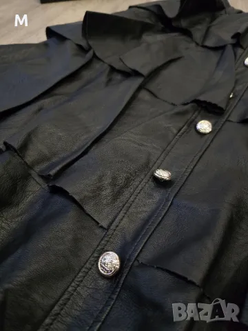 Нова черна дълга кожена пола на намаление , снимка 2 - Поли - 47401054