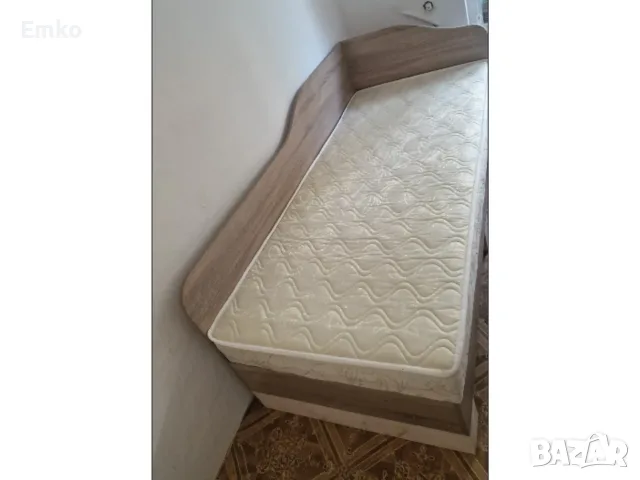 Единично легло с матрак 82×190 см и повдигащ механизъм, снимка 2 - Спални и легла - 55968328