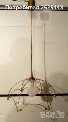 Абажур (Пендел) с LED крушка E27 / 11W / 2700K, снимка 4 - Лампи за таван - 48733721