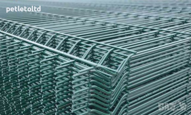 Оградни пана 125 см Х 250 см (Цвят - зелен) , снимка 2 - Огради и мрежи - 40279607