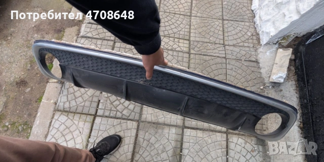 добавка за задна броня Audi A4 A5 B8 B8.5 , снимка 4 - Части - 53102322