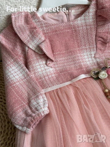 Красива рокля с тюл 🎀 нова! , снимка 2 - Детски рокли и поли - 53812537