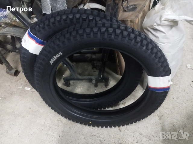 иж гуми 3.50/19 Митас, снимка 2 - Гуми и джанти - 53398768