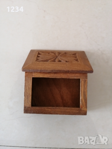 Дървена кутия 10 х 7 h 6.5 cm. , снимка 3 - Други стоки за дома - 36077271