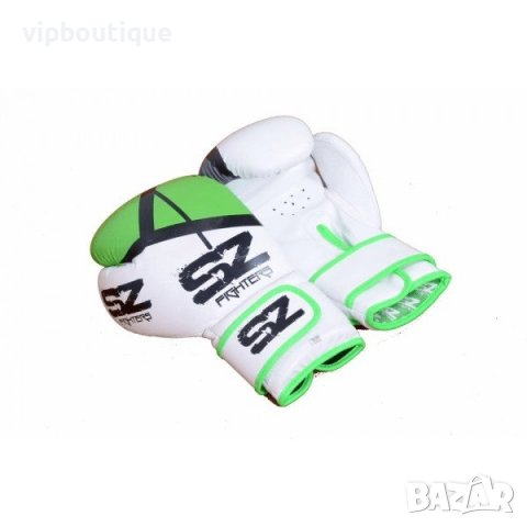 Боксови Ръкавици VICTORY Ест. Кожа Зелени