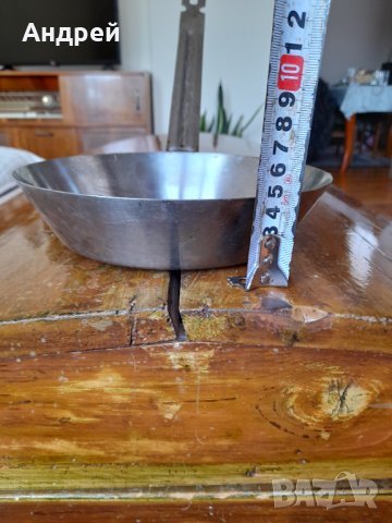 Стар неръждаем тиган,неръждавейка, снимка 3 - Антикварни и старинни предмети - 41975382