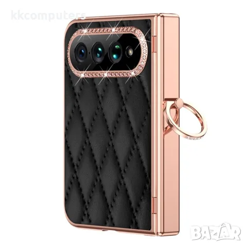 Xiaomi 18 Fold Кожен Калъф с Пръстен Държач и Стъкло – 5 цвята, снимка 4 - Калъфи, кейсове - 56269783