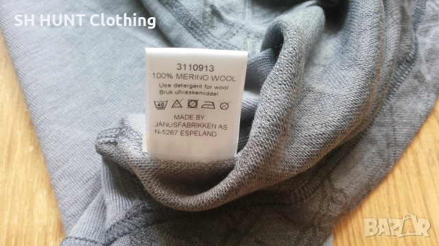 JANUS 100% Merino Wool Thermo размер L / XL термо блуза 100% Мерино термо блуза - 1430, снимка 10 - Блузи - 52417490