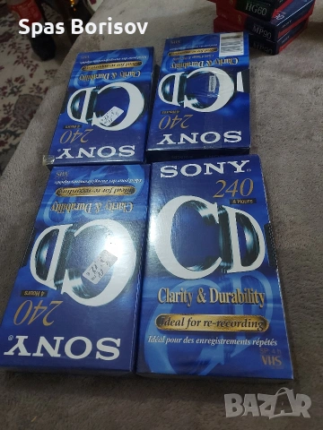 видео касети нови, снимка 2 - Аудио касети - 53257470