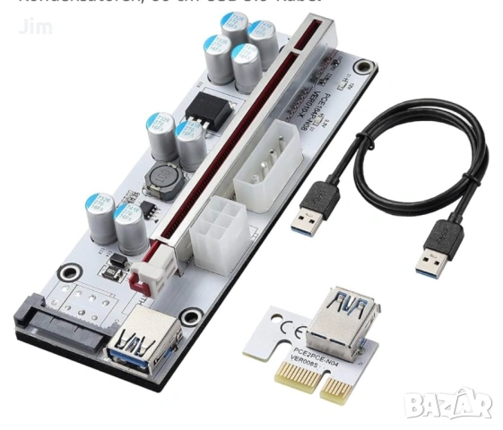 PCI-E 1X до 16X GPU Riser 