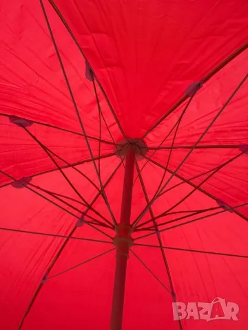 Функционален чадър за градина и плаж – Ø2.70 м, височина 2.50 м, снимка 10 - Градински мебели, декорация  - 50029788