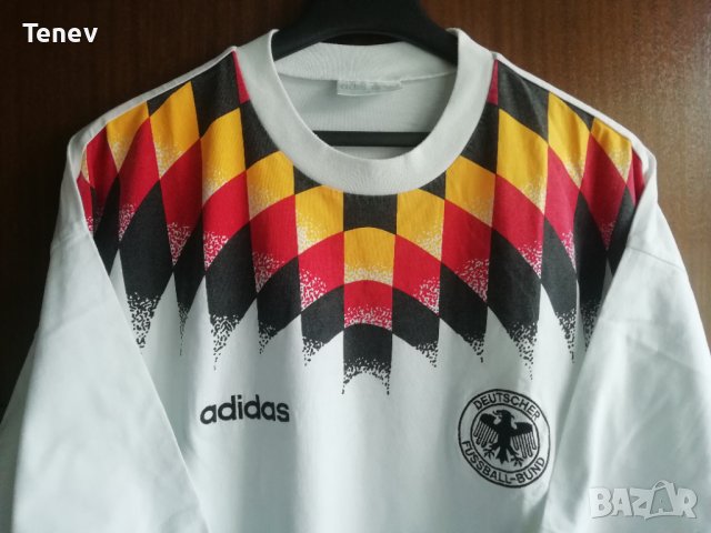 Germany Adidas 1994 Vintage Оригинална Футболна Тениска Фланелка Германия Адидас Ретро Екип , снимка 3 - Тениски - 41670119