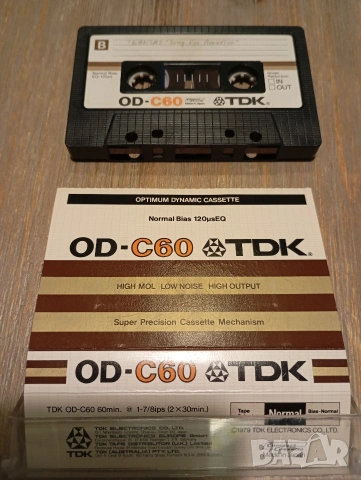 TDK OD-C60 Със запис Албум Kansas/Ten Years After