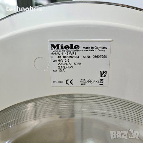 Немска инверторна пералня Miele Softtronic W4146 WPS - ГАРАНЦИЯ, снимка 6 - Перални - 41946407