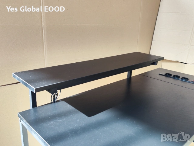 Bestier L-образно бюро с LED и контакти, снимка 15 - Бюра - 53799380