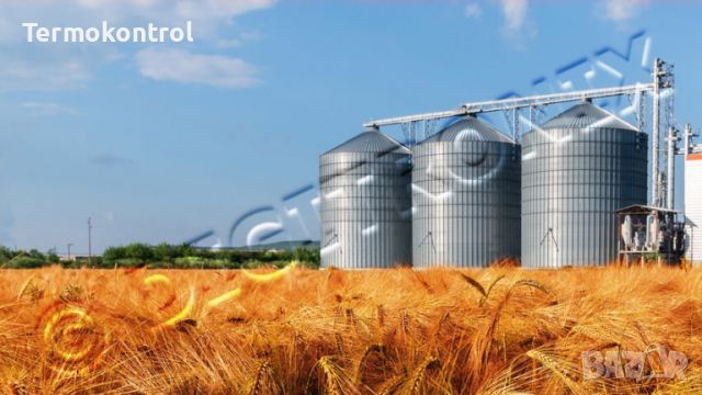 Termokontrol Термоконтрол за силози. Измерване температурата на зърното. Термоконтрол на складове. 