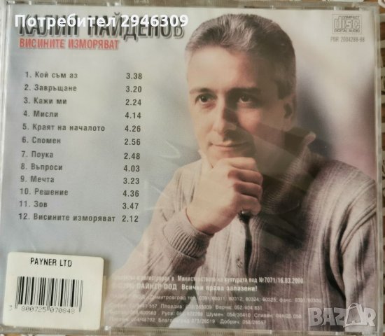 Калин Найденов - Висините изморяват(2000), снимка 2 - CD дискове - 35978052