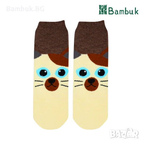 Дамски чорапи за весело настроение “Котенца и куче”, снимка 7 - Други - 52577541