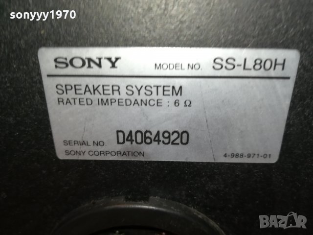 SONY SPEAKER SYSTEM-GERMANY 0802221915, снимка 14 - Тонколони - 35721137