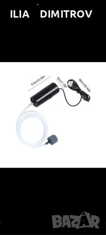 помпа за въздух с usb за риболов аквариум, снимка 4 - Такъми - 44164475