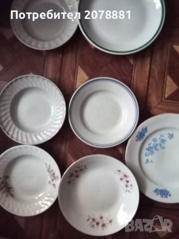 Порцеланови чинии маркирани, снимка 2 - Чинии - 41347241