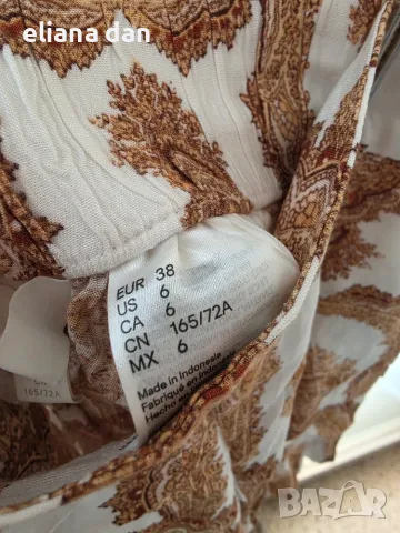 Продавам къси гащи на H&M, размер Eur 38, снимка 2 - Къси панталони и бермуди - 55892496