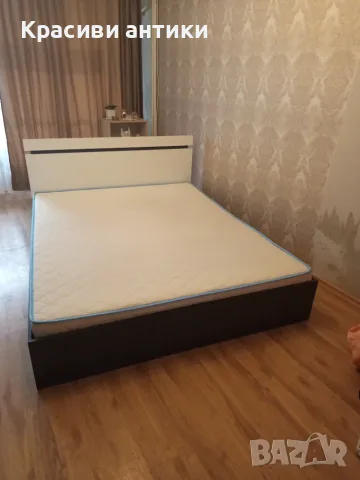 Легло за спалня с матрак, запазено , снимка 2 - Спални и легла - 55954976