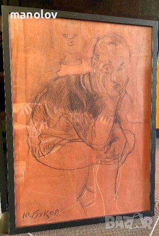 Графика Рисунка Юри Буков, снимка 2 - Картини - 42673525