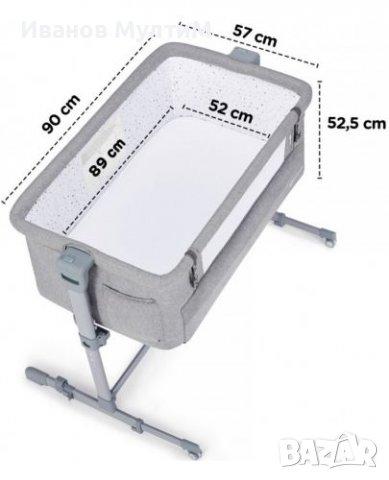 Бебешка кошара Универсално легло KinderKraft NESTE Up, снимка 6 - Кошарки - 39801297