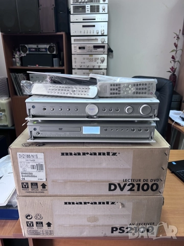 Marantz аудио система, снимка 2 - Ресийвъри, усилватели, смесителни пултове - 55768258