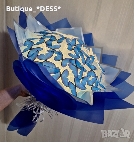 ЗАПОВЯДАЙТЕ‼️Светещи, ръчно изработени букети"DESS" 🦋💐, снимка 7 - Ръчно изработени сувенири - 44779052