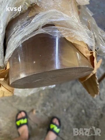 Плексиглас на прът ф100мм., снимка 3 - Стругове - 50641201