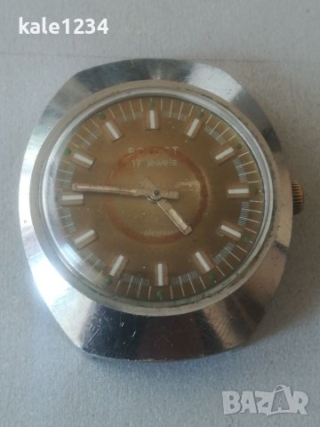 Часовник POLJOT 17j. Made in USSR. Vintage watch. Механичен механизъм. Полет. СССР. Мъжки , снимка 4 - Мъжки - 40447227