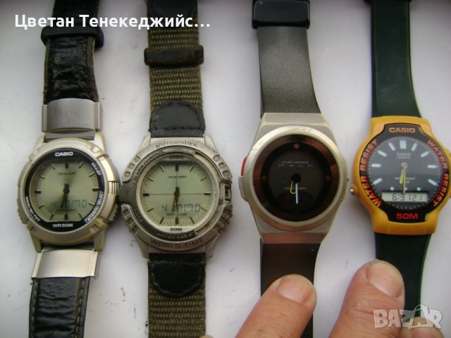 Продавам 4 броя кварцови часовника Casio, снимка 1 - Антикварни и старинни предмети - 40324184