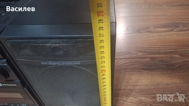 Радиокасетофон HITACHI MS-W600er, снимка 7 - Радиокасетофони, транзистори - 52777040