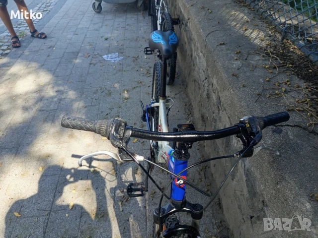 26 цола алуминиев велосипед с 21 скорости усилени капли амортисьори предни като нов в перфектно  , снимка 7 - Велосипеди - 51288709