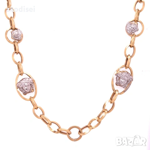 Златен синджир 9,17гр. 48,0см. 14кр. проба:585 модел:32597-1, снимка 2 - Колиета, медальони, синджири - 53349323