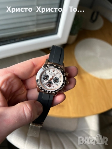 Promotion!!!Луксозен механичен мъжки часовник Rolex Daytona Meteorite , снимка 4 - Мъжки - 53701352