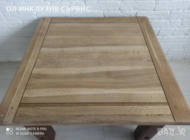 Рустикова холна маса от дъб РАЗПРОДАЖБА, снимка 7 - Маси - 56393510