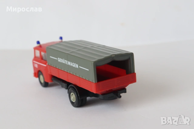 PERMOT H0 1/87 SKODA ШКОДА МАДАРА ЛИАЗ ПОЖАРНА КАМИОН МОДЕЛ, снимка 5 - Колекции - 53655163